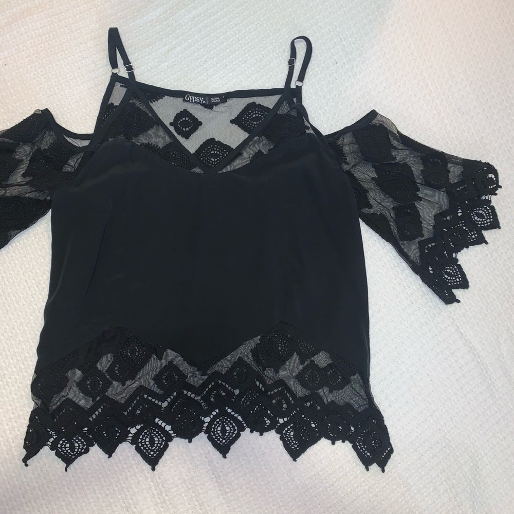Gypsy Lace Cutout Top